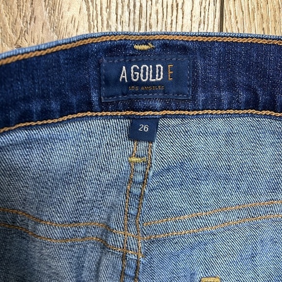 AGOLDE Isabel Slim Boyfriend Distressed Jeans Size 26 - Picture 8 of 10